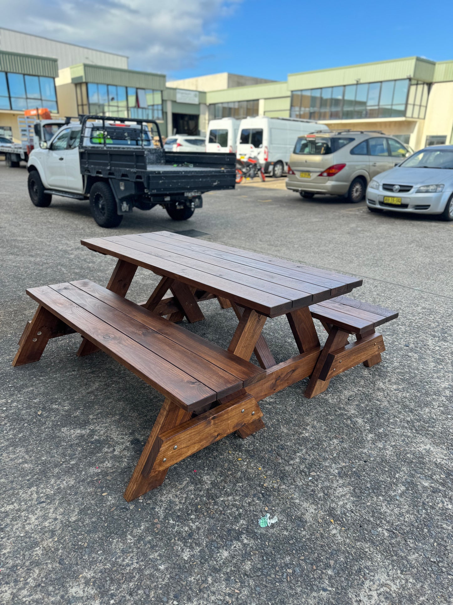 Heavy-Duty 3-Piece Outdoor Table Set