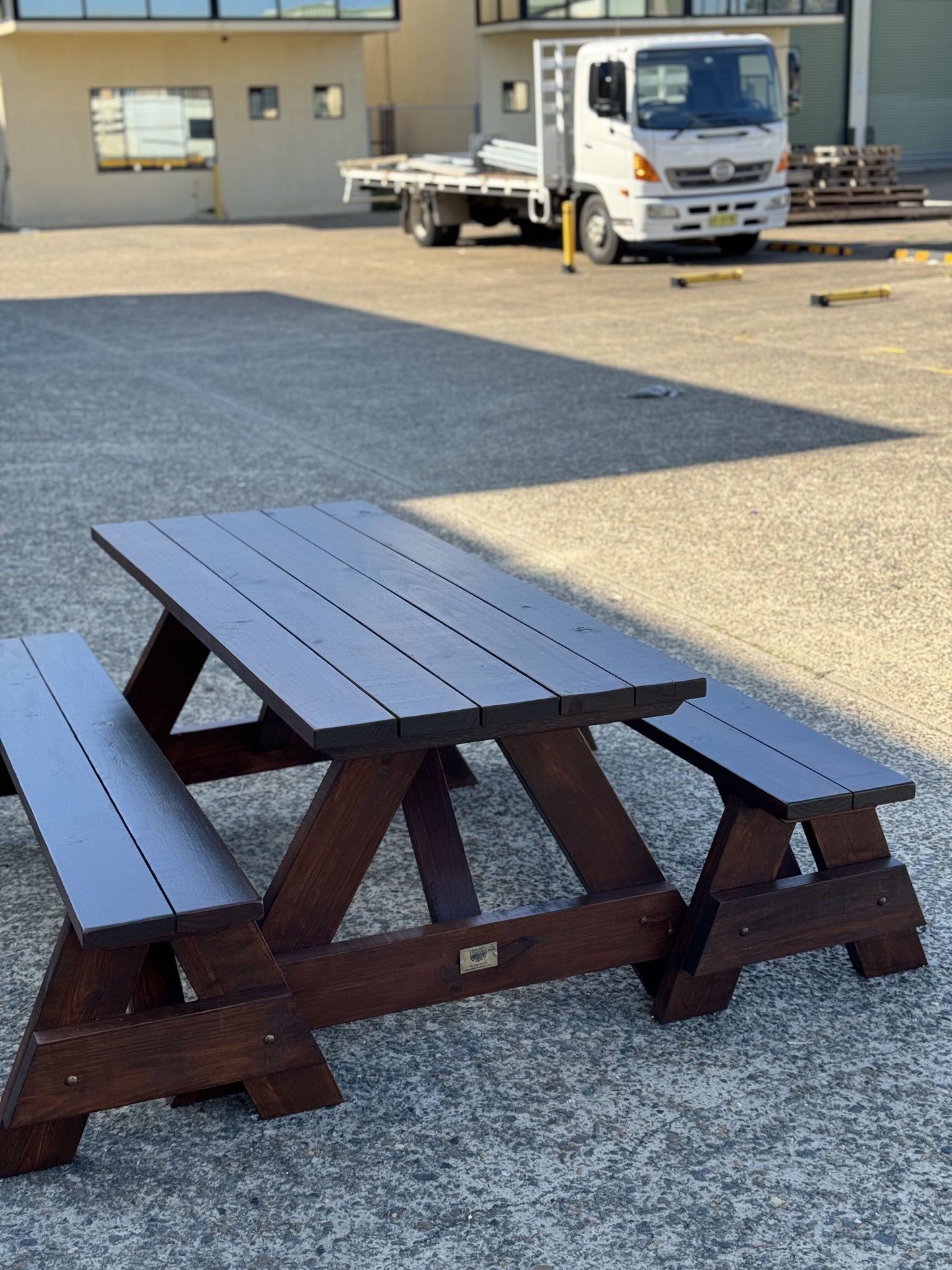 Heavy-Duty 3-Piece Outdoor Table Set