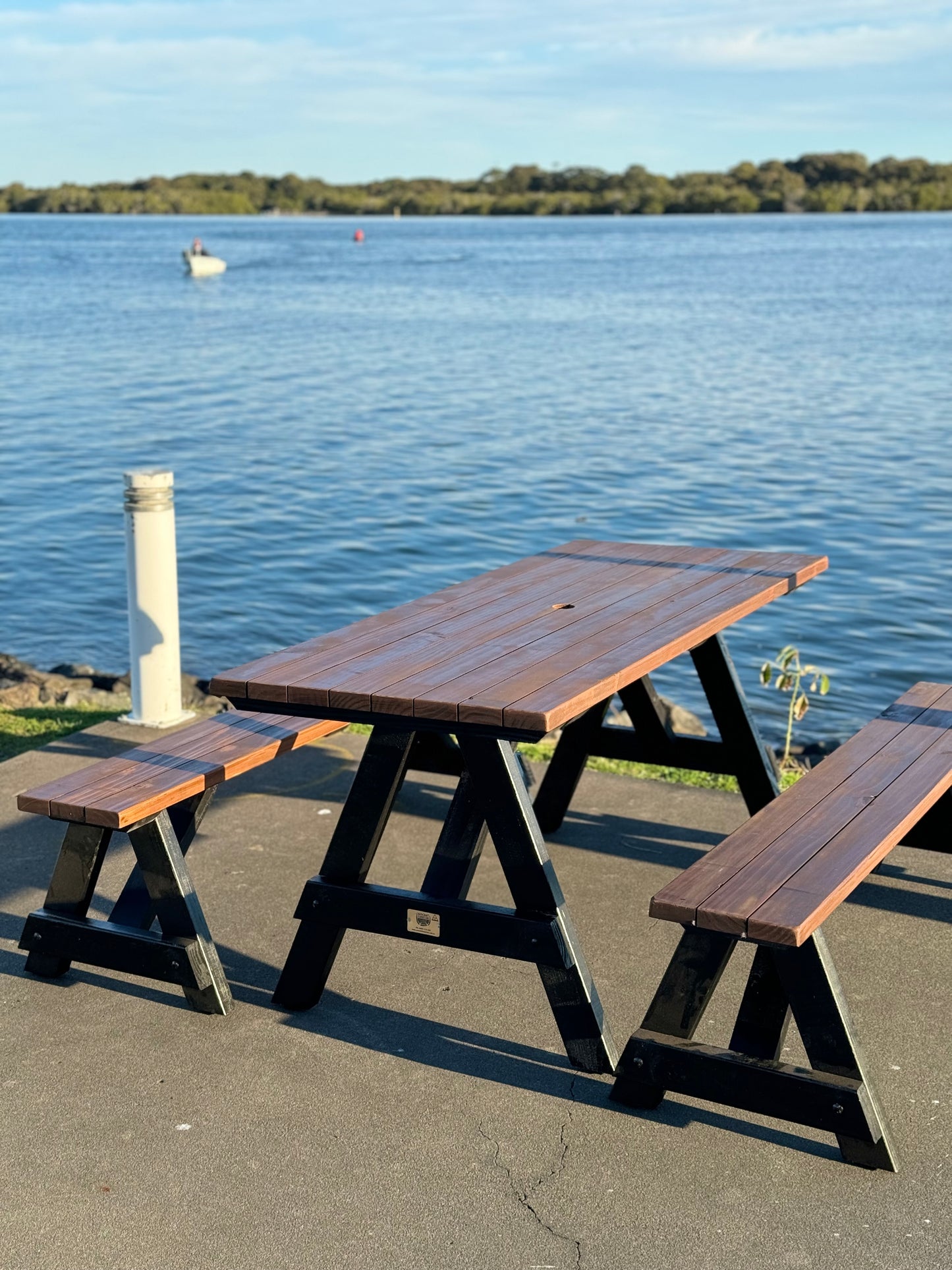 A-Frame 3-Piece Outdoor Dining Set