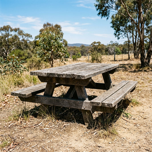 How long does a timber picnic table last in Australia - durability guide