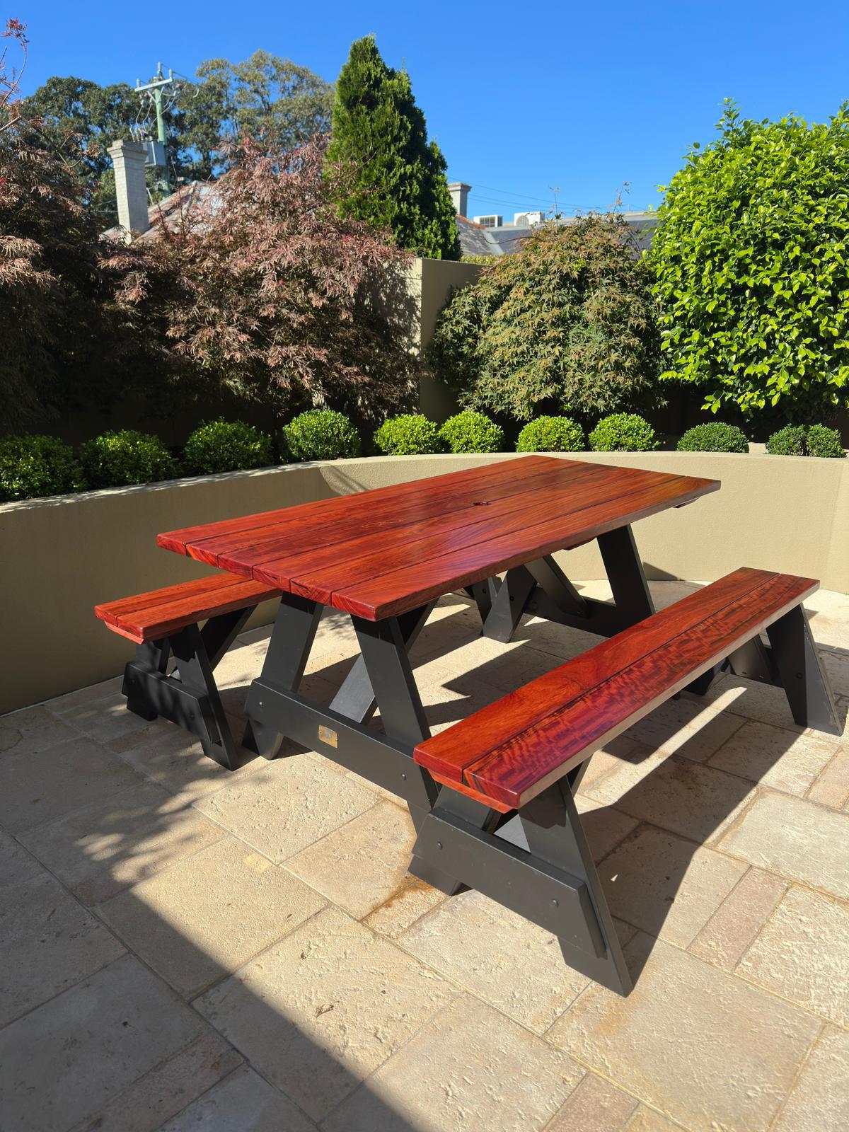 Hardwood Outdoor Table Set
