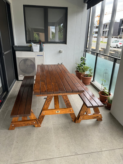 A-Frame Outdoor Dining Set