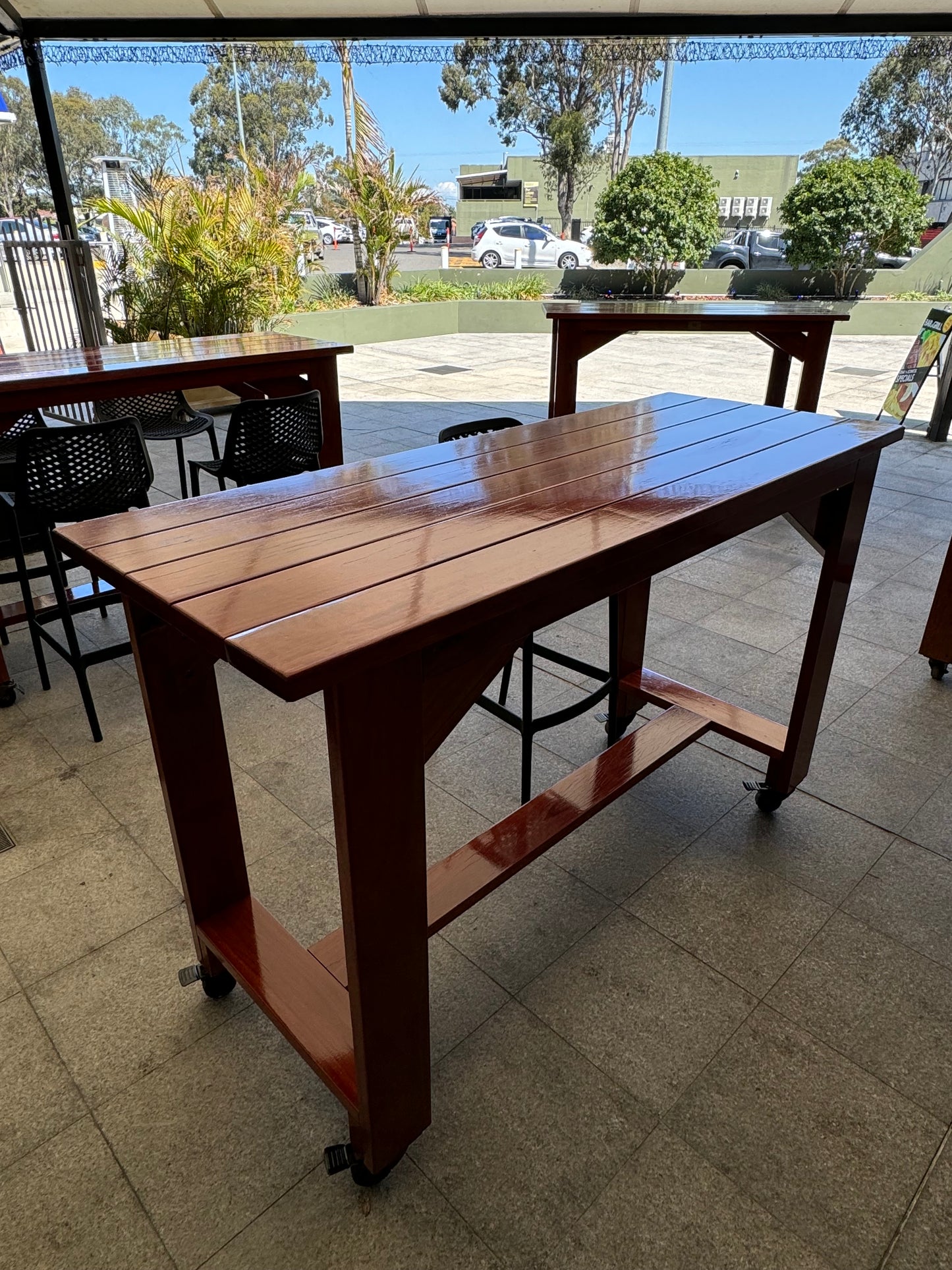 Solid Wood High Bar Tables