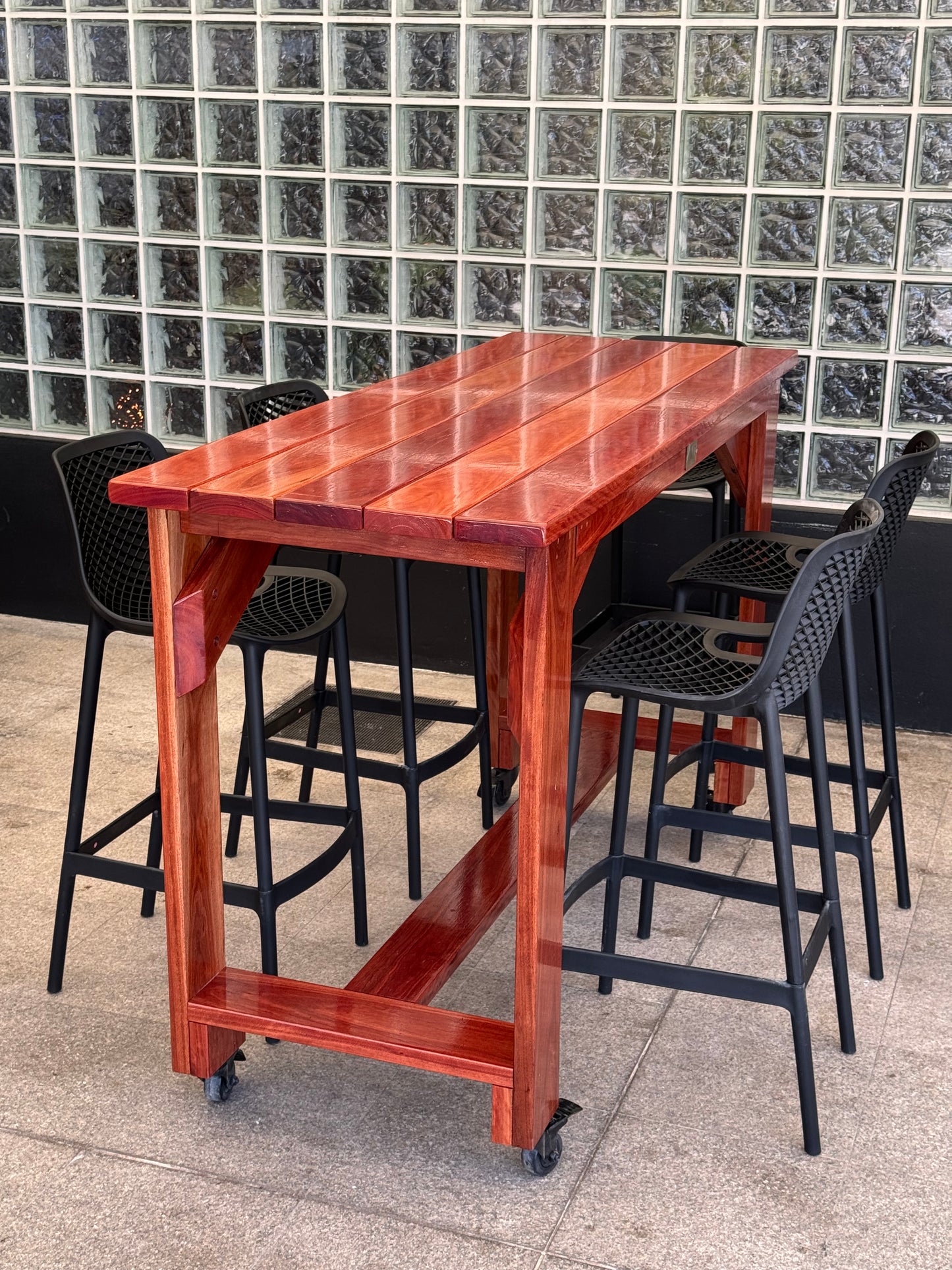 Solid Wood High Bar Tables