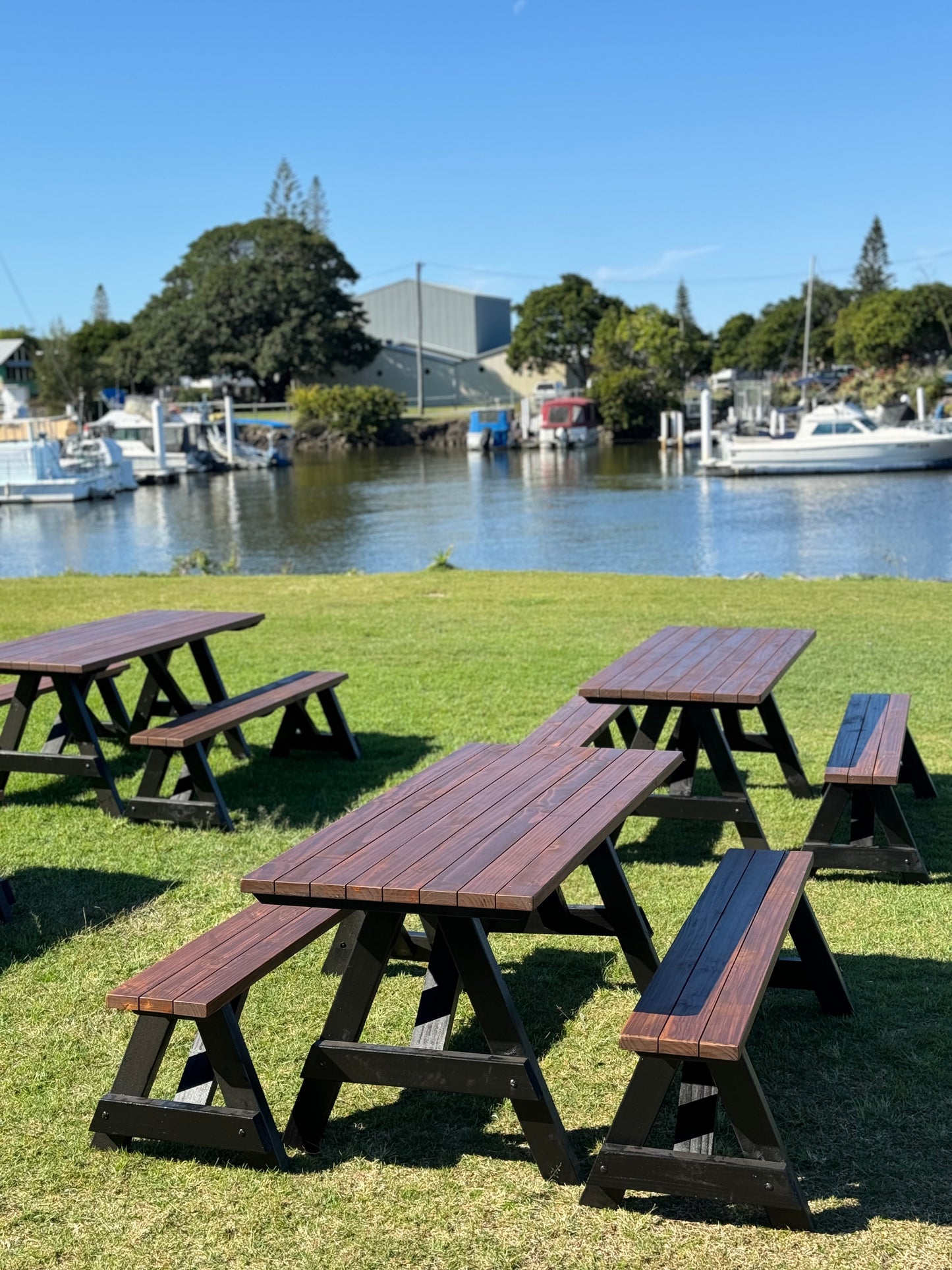 A-Frame Outdoor Dining Set