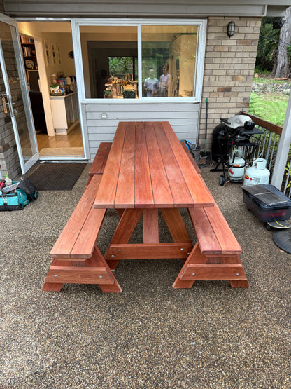 Hardwood Outdoor Table Set
