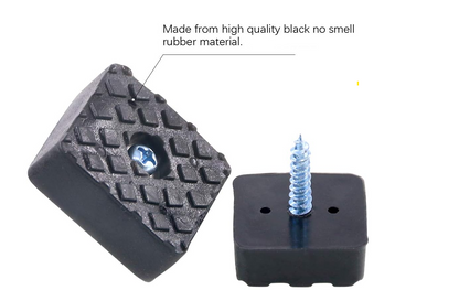 Premium Australian picnic table, handcrafted and durable, featuring rubber foot pads for all four legs, providing stability, floor protection, and long-lasting outdoor use.
