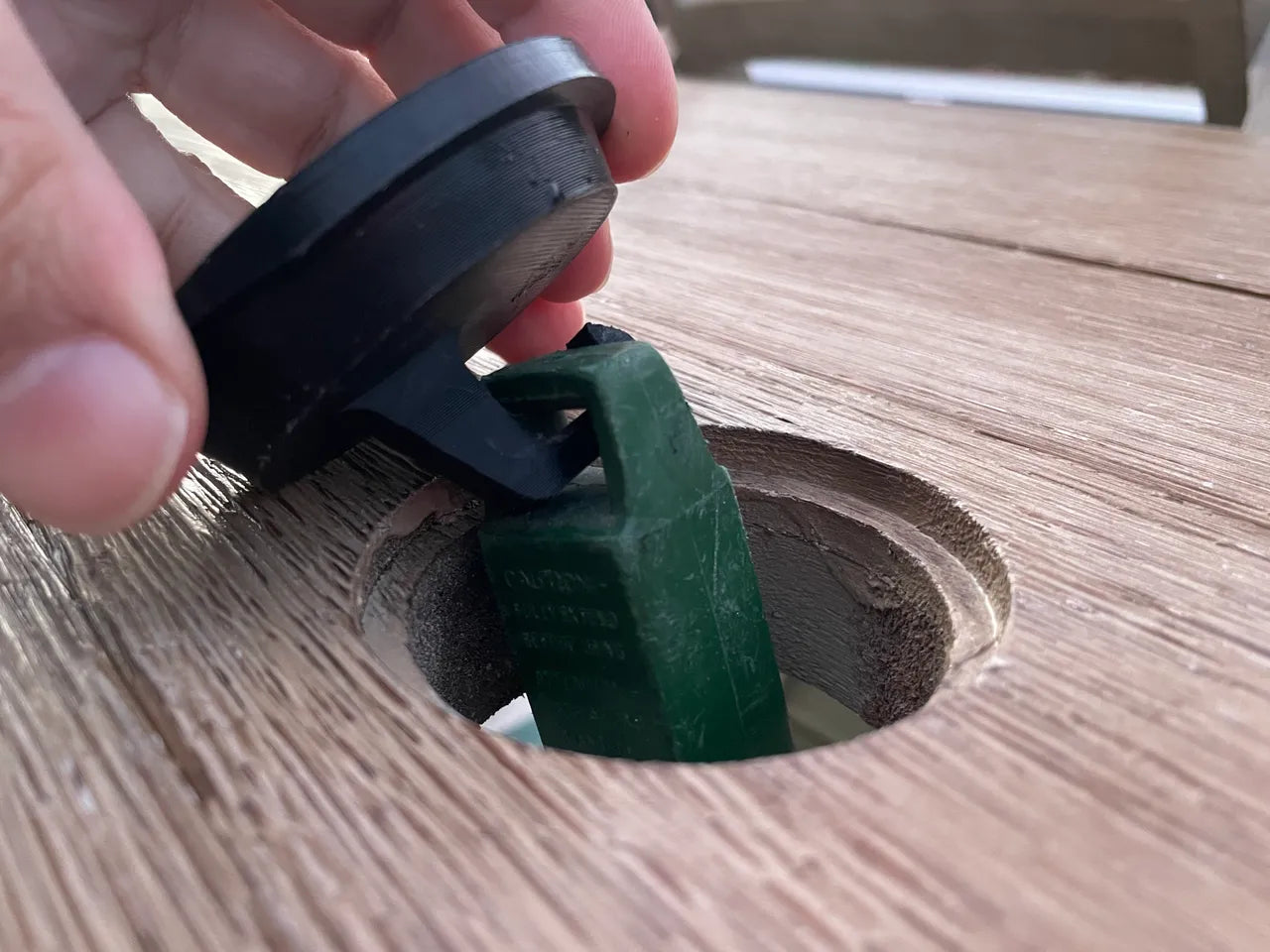 Premium Australian picnic table with umbrella hole for schools, durable and handcrafted