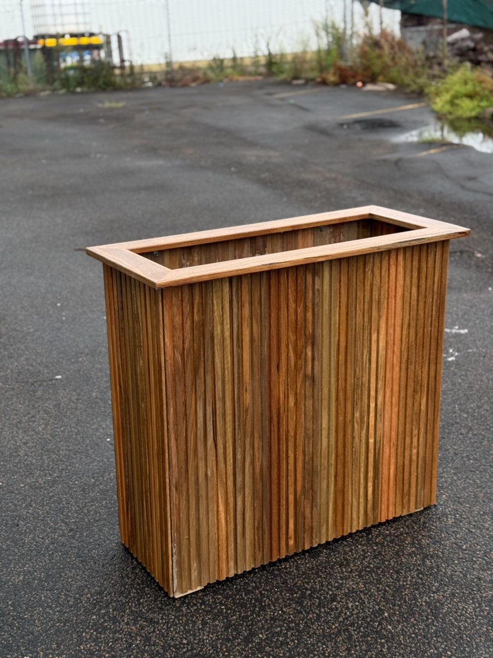 Premium handcrafted planter box made in Sydney, durable and stylish, suitable for outdoor use in gardens, parks, cafes, and commercial spaces.
