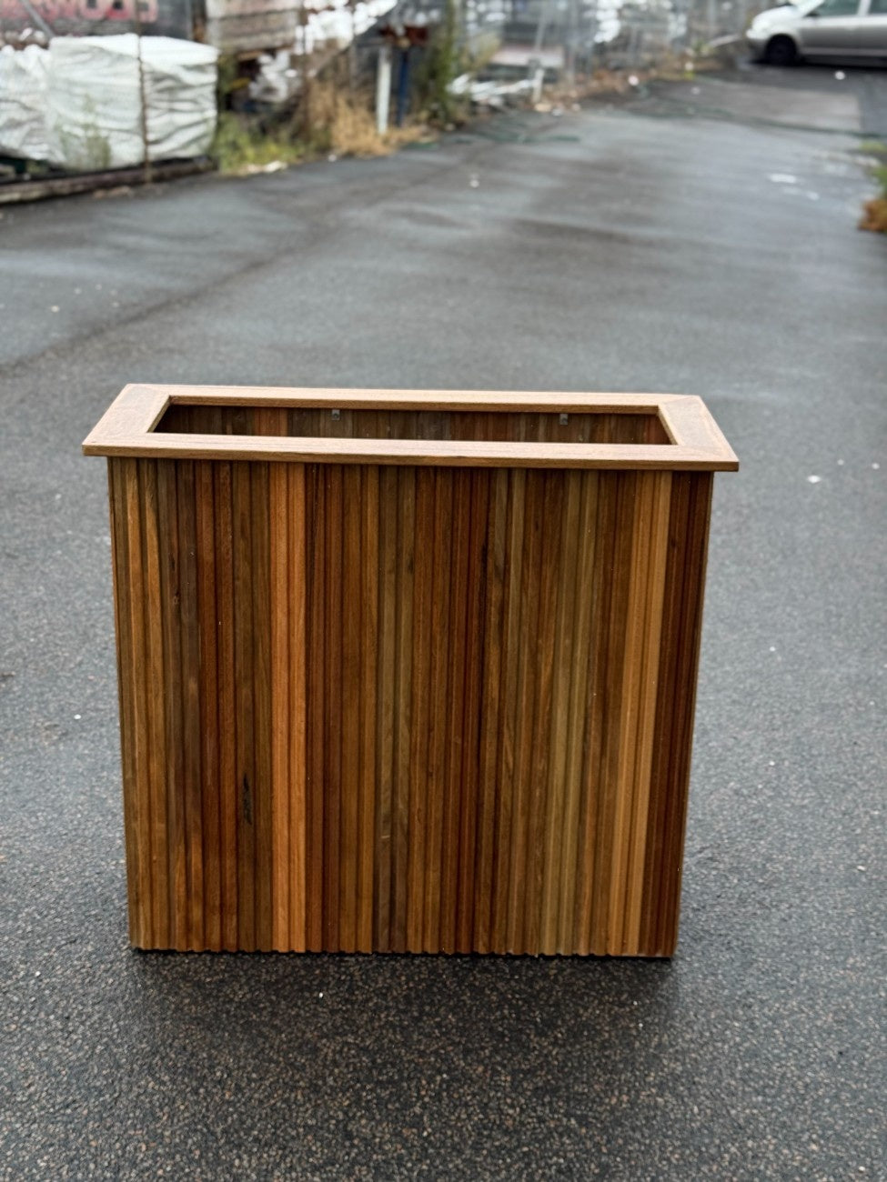 Premium handcrafted planter boxes made in Australia, durable and stylish, suitable for outdoor use in gardens, parks, cafes, and commercial spaces nationwide.
