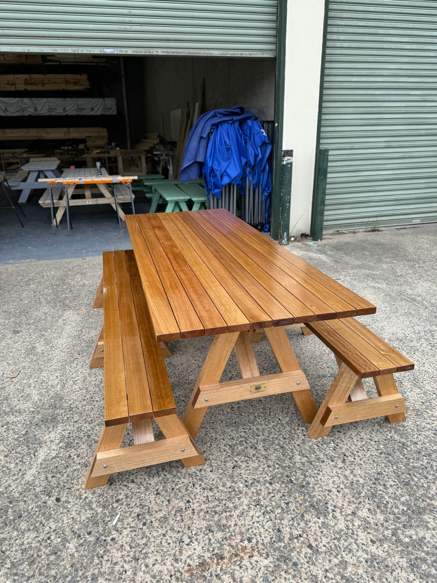 Hardwood Outdoor Table Set